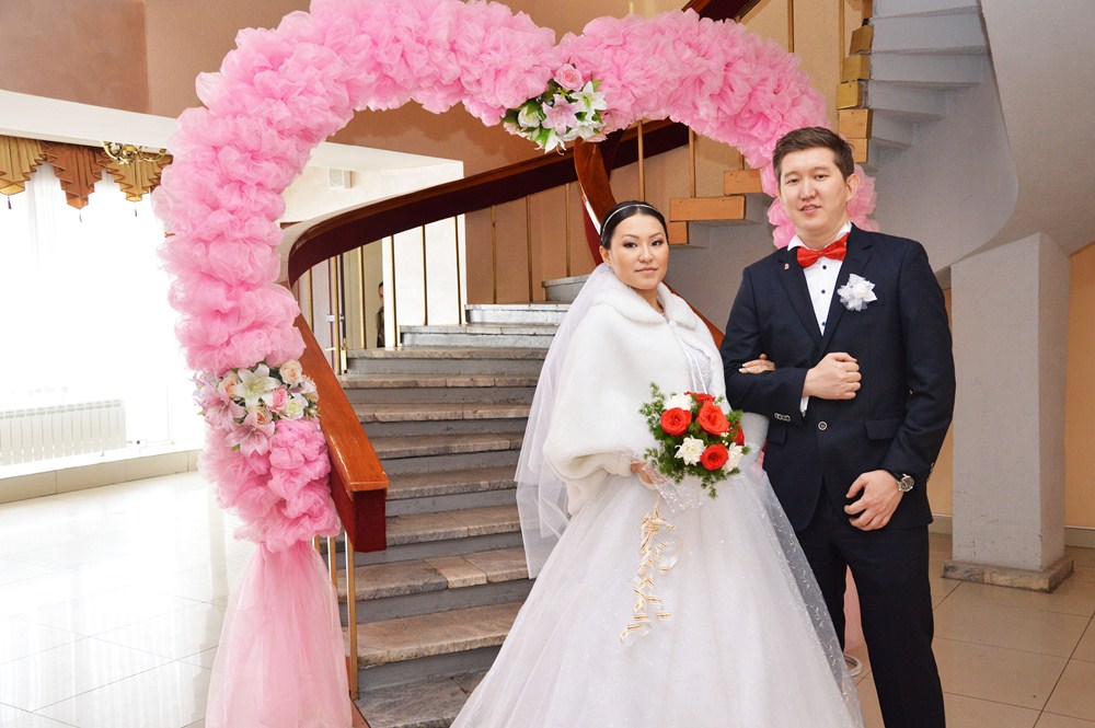 Свадьба Динары и Каната Жумагуловых в Караганде 14 марта 2015 года